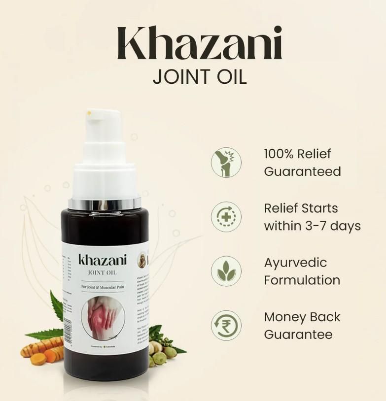 Khazani Joint Pain Relief Oil Pack of 2 (50 ml Each)